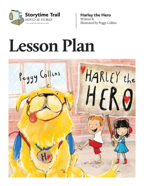 Harley The Hero lesson plan cover