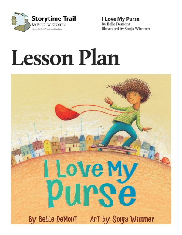 I Love My Purse lesson plan cover
