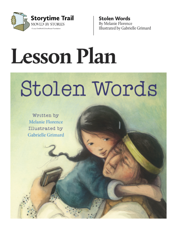 Stolen Words lesson plan cover